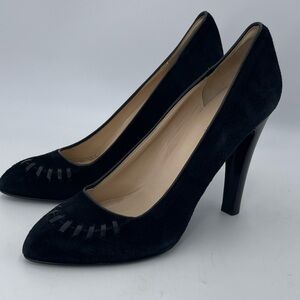 Claudia Ciuti Elegant Black Suede Women's Heels